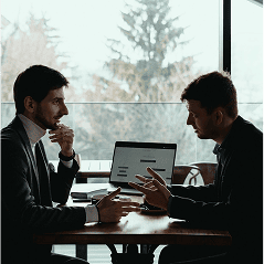 Team analyzing competitive landscape